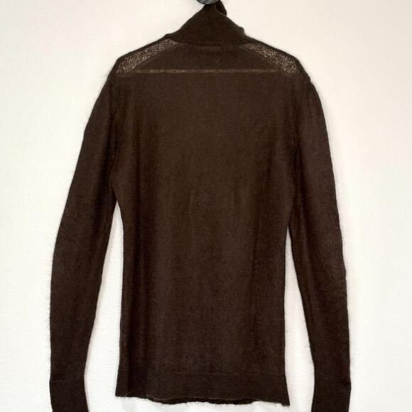Costume National Sheer Mohair Turtleneck Sweater L - Picture 3 of 10
